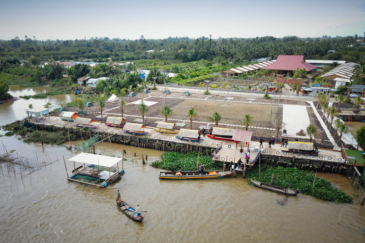 khu du lịch chợ nổi trà ôn - Hình 3