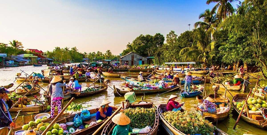 khu du lịch chợ nổi trà ôn - Hình 4