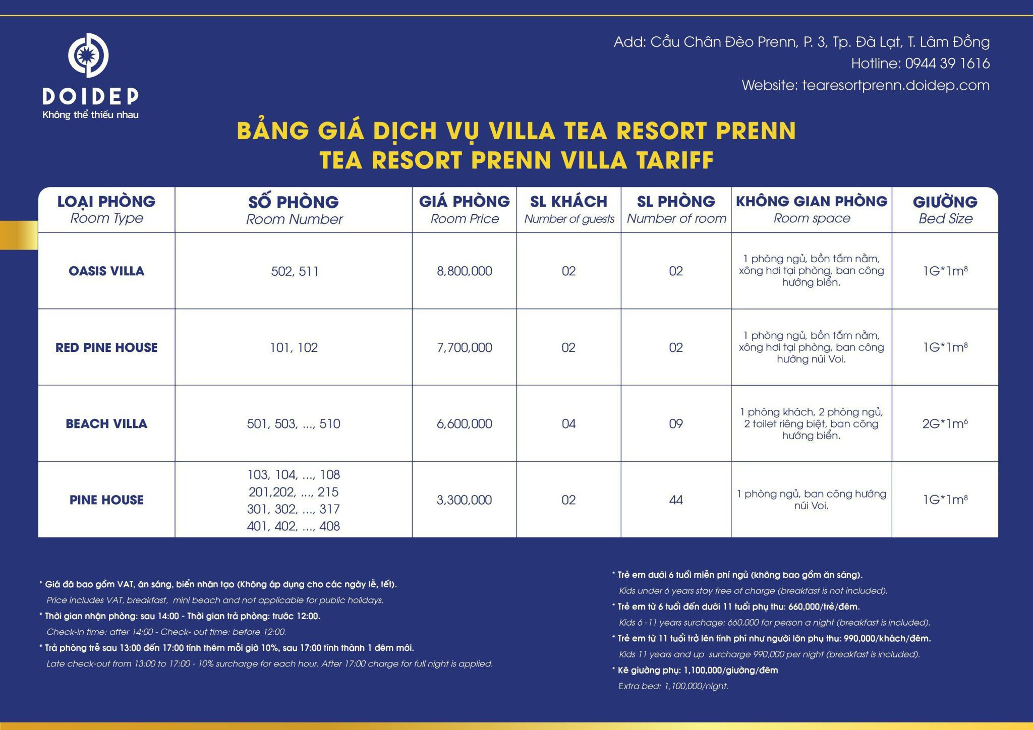 khu du lịch đôi dép đà lạt giá vé - Hình 1