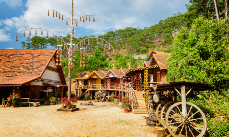 khu du lịch làng cù lần - Hình 4
