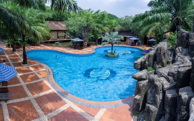 khu du lịch phương nam hồ bơi - Hình 5