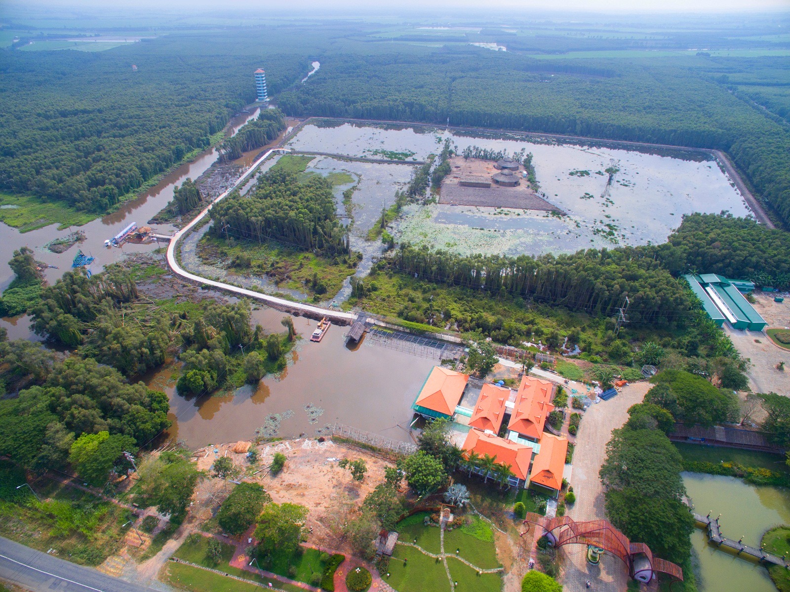 khu du lịch sinh thái làng nổi tân lập - Hình 5