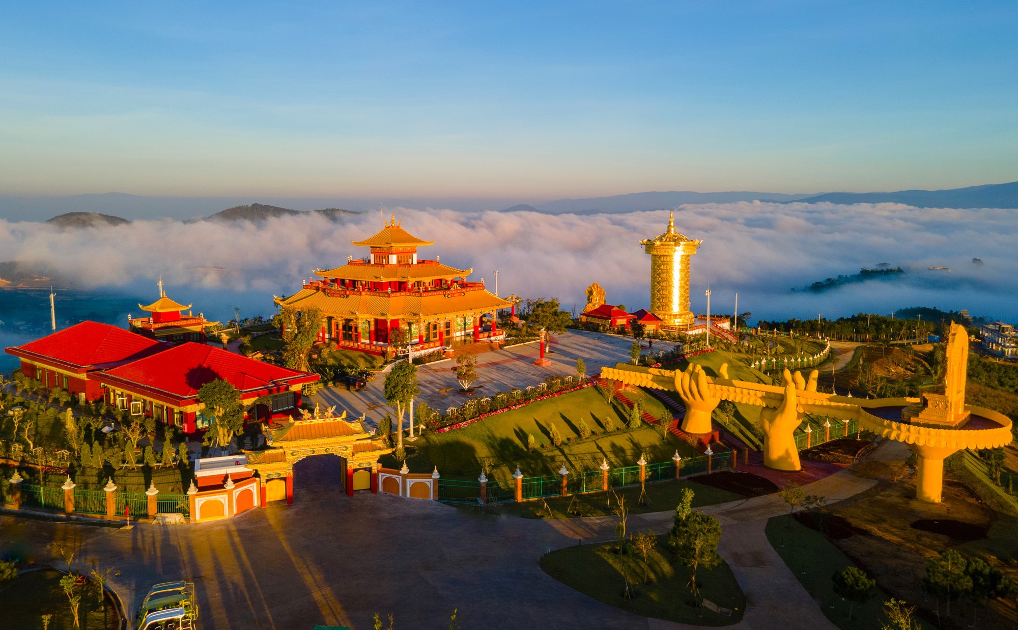 khu du lịch tâm linh samten hills dalat - Hình 2