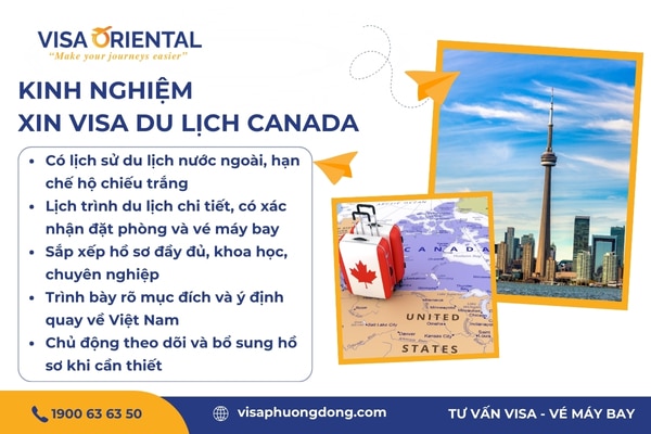 kinh nghiệm xin visa du lịch canada - Hình 5