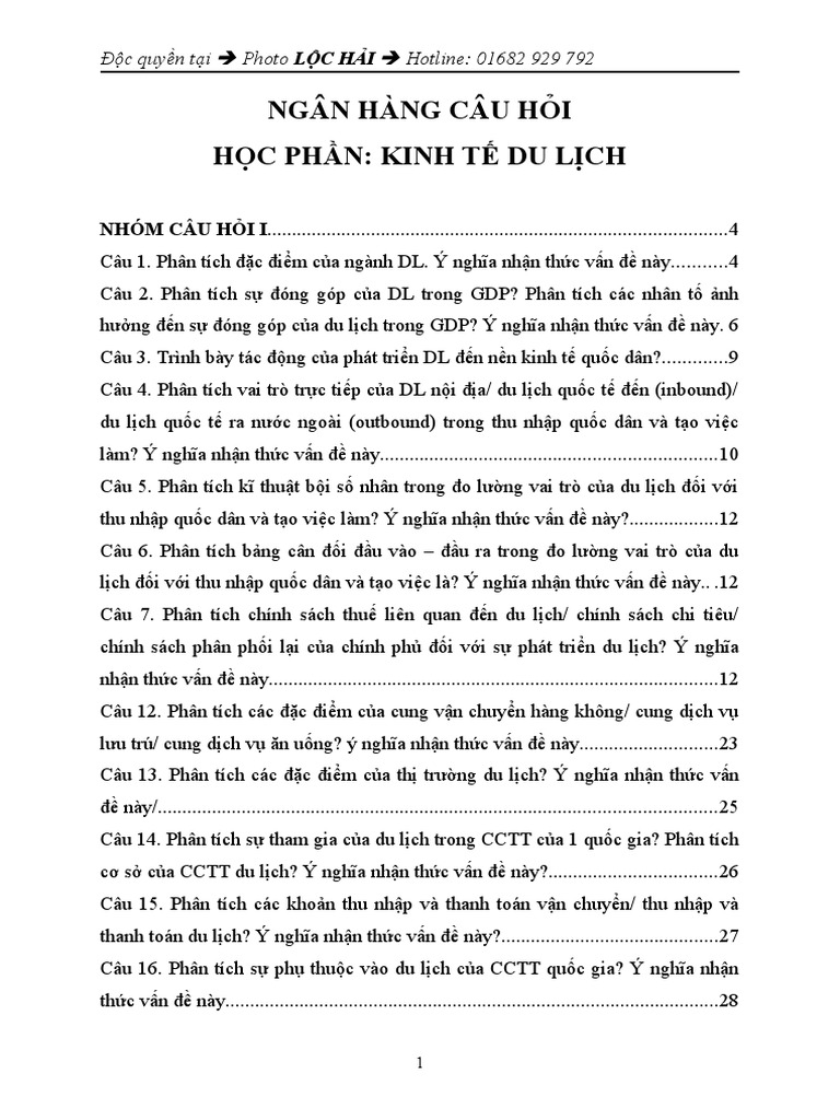 kinh tế du lịch là gì - Hình 2