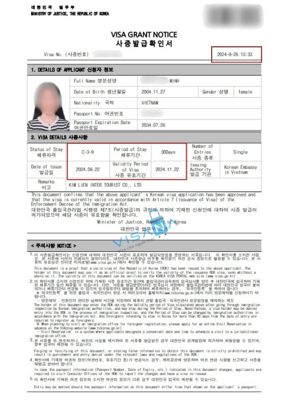 làm visa du lịch hàn - Hình 5