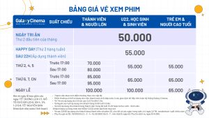 lịch chiếu phim rạp nguyễn du