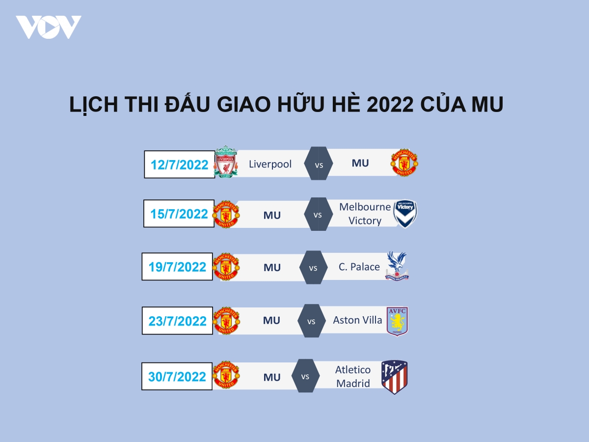 lịch du đấu hè mu - Hình 2