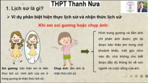 lịch sử được con người nhận thức ví dụ