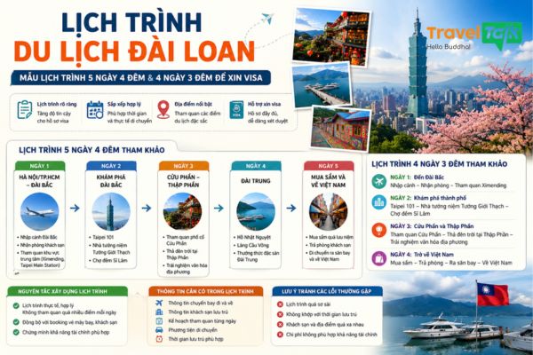 lịch trình du lịch đài loan - Hình 2