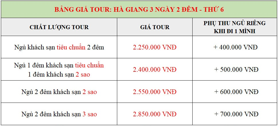 lịch trình du lịch hà giang 3 ngày 2 đêm - Hình 4
