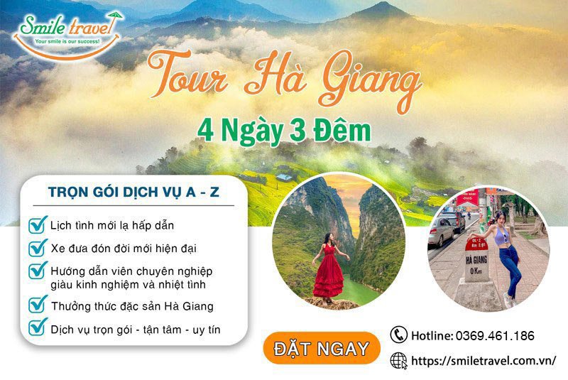 lịch trình du lịch hà giang 4 ngày 3 đêm - Hình 1