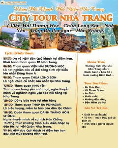 lịch trình du lịch nha trang
