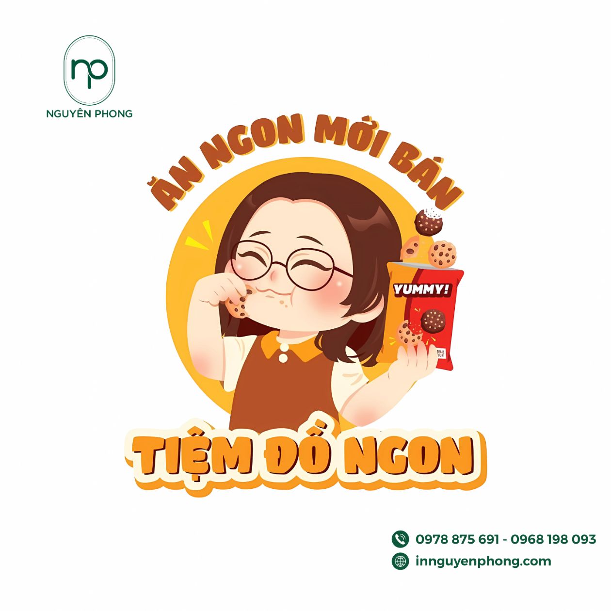 logo quán ăn vặt - Hình 3
