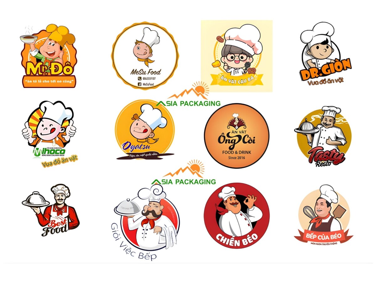 logo quán ăn vặt - Hình 4