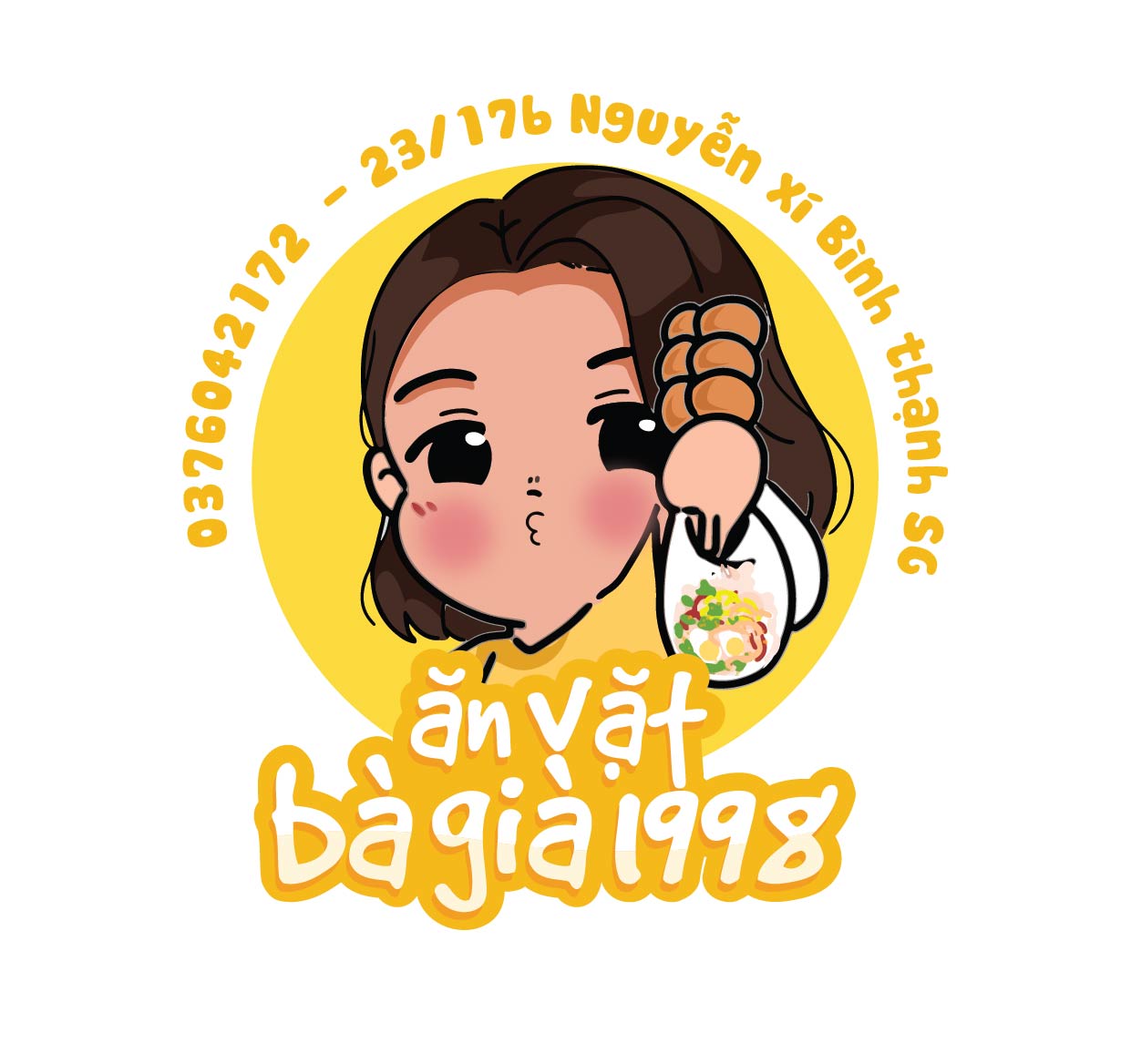 logo quán ăn vặt - Hình 5