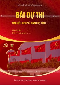 mẫu bìa bài dự thi tìm hiểu lịch sử đảng