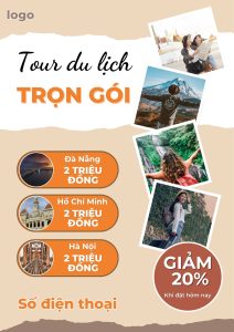 mẫu canva thuyết trình du lịch