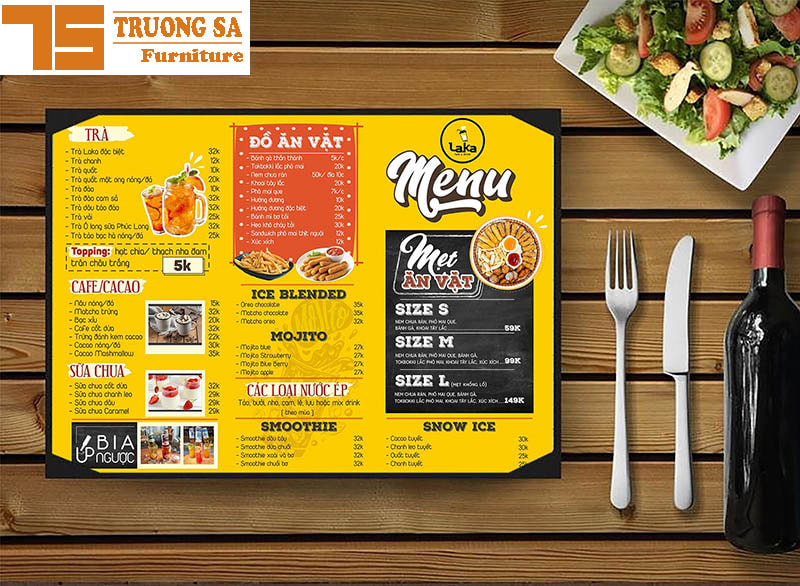 mẫu menu quán ăn vặt - Hình 4