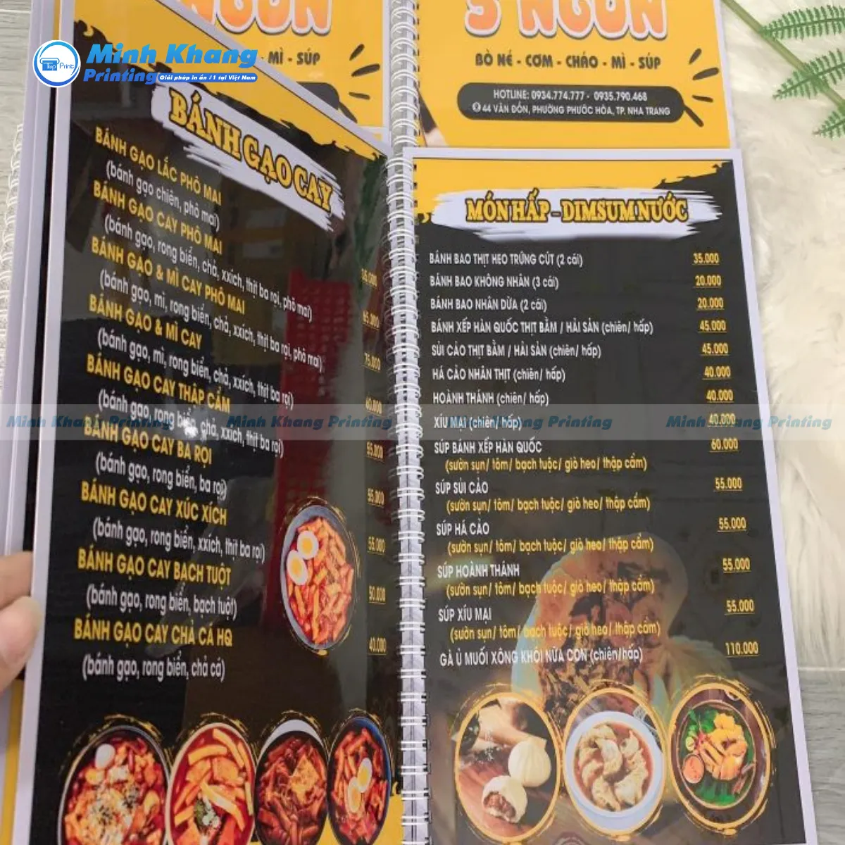 menu quán ăn - Hình 3