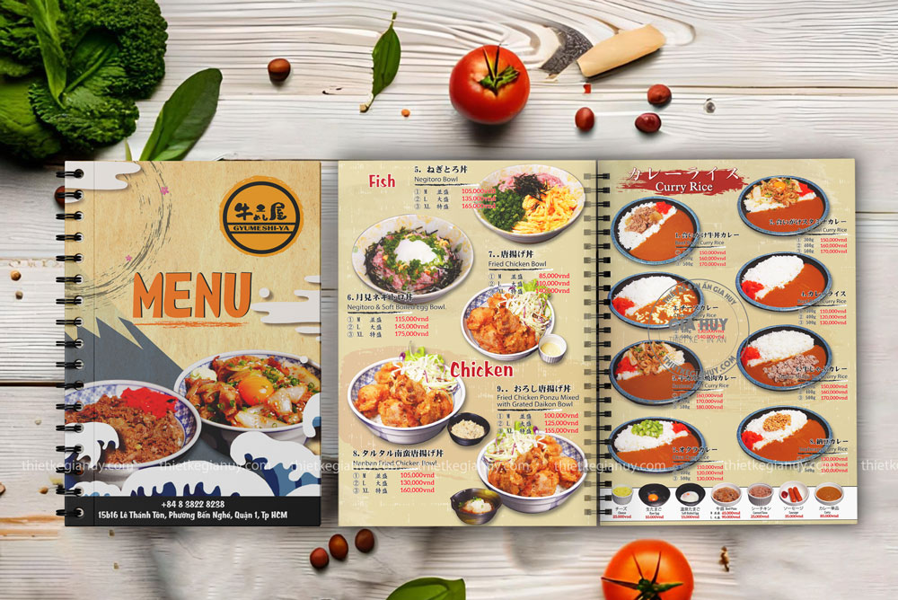 menu quán ăn - Hình 4