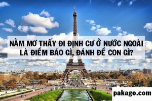 mơ thấy đi du lịch nước ngoài