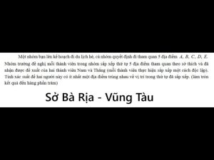 một nhóm bạn lên kế hoạch đi du lịch hè