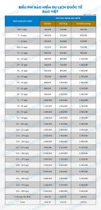 mua bảo hiểm du lịch bảo việt