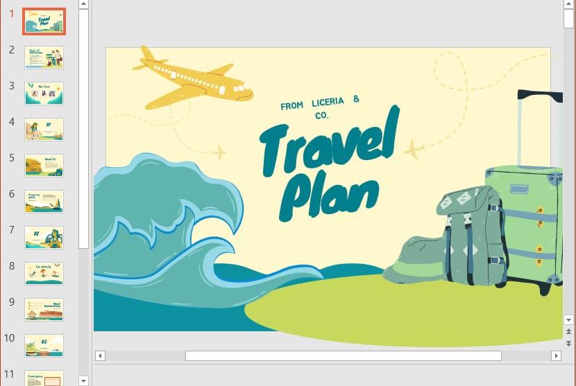 nền powerpoint du lịch - Hình 2