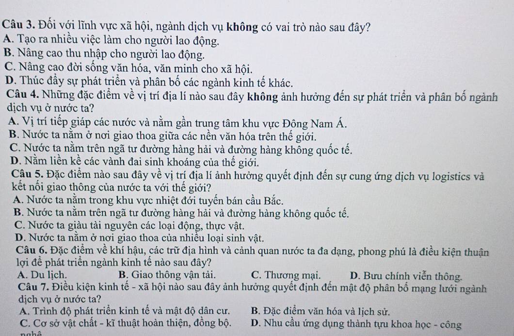 ngành du lịch không có vai trò nào sau đây - Hình 2