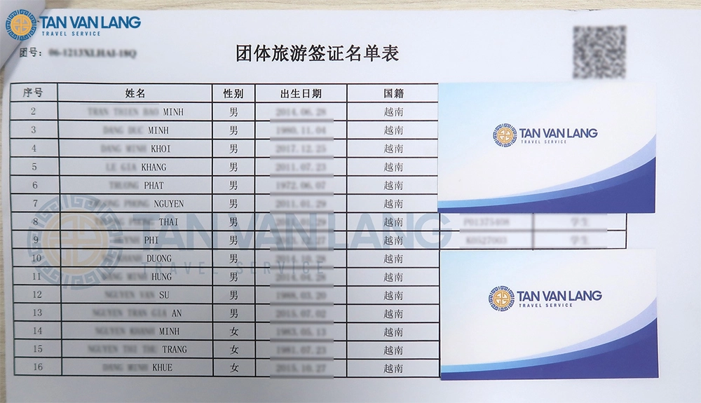 phí visa du lịch trung quốc - Hình 3