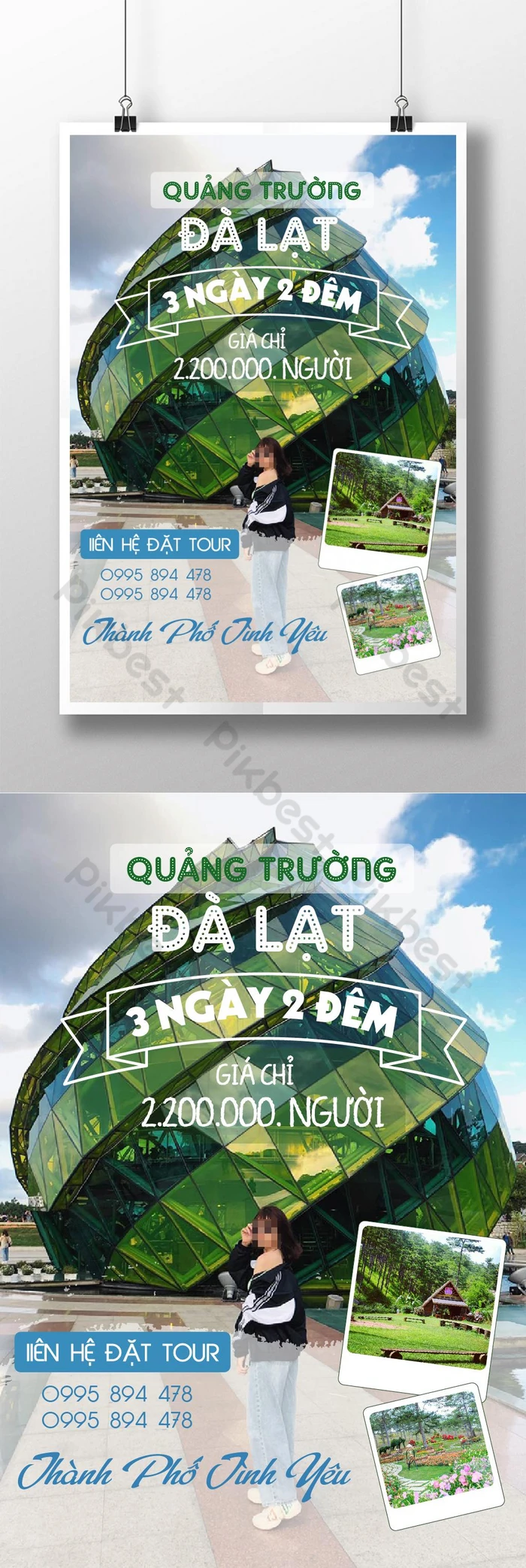 poster du lịch đà lạt - Hình 4