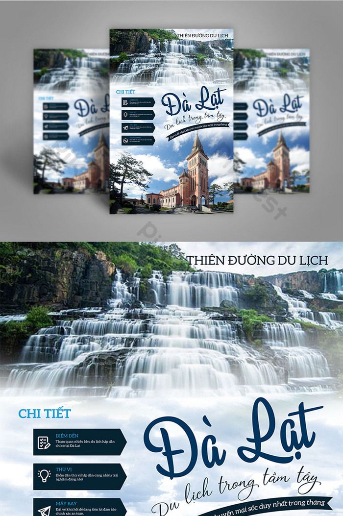 poster du lịch đà lạt - Hình 5