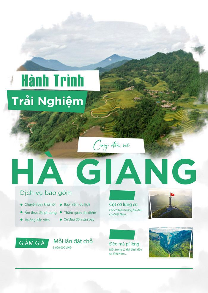 poster du lịch hà giang - Hình 3
