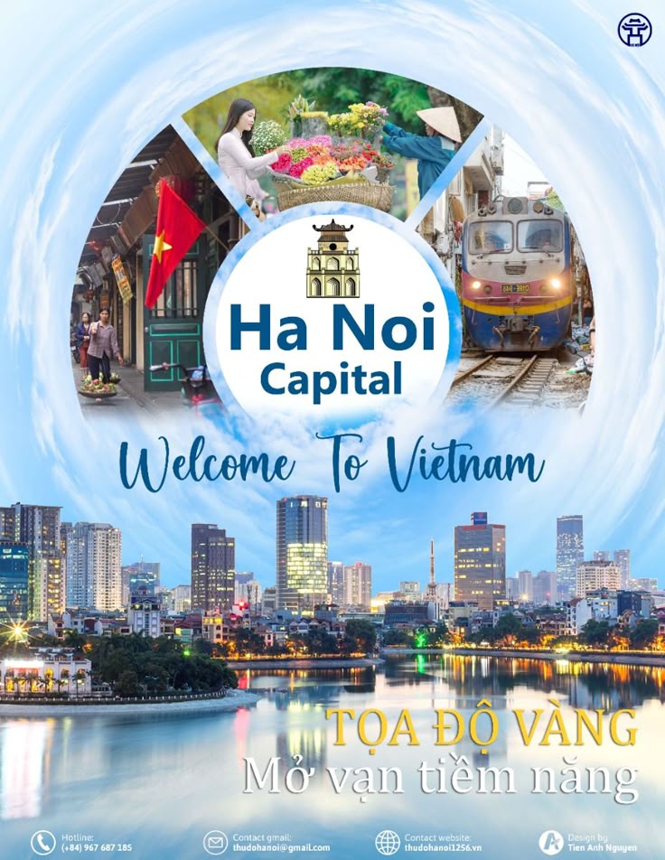 poster du lịch hà nội - Hình 2