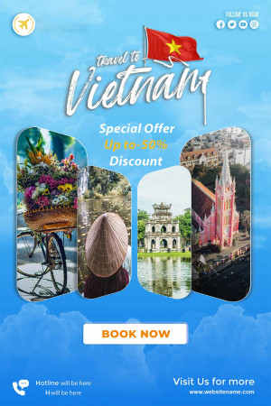 poster du lịch hà nội - Hình 5