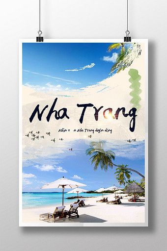 poster du lịch nha trang - Hình 3