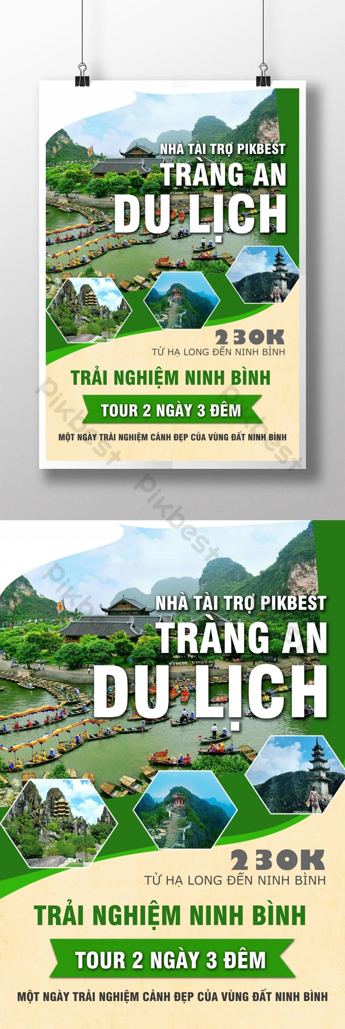 poster du lịch ninh bình - Hình 2