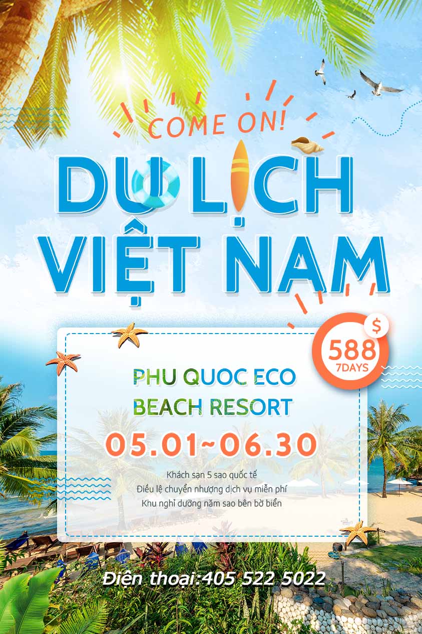 poster du lịch phú quốc - Hình 2
