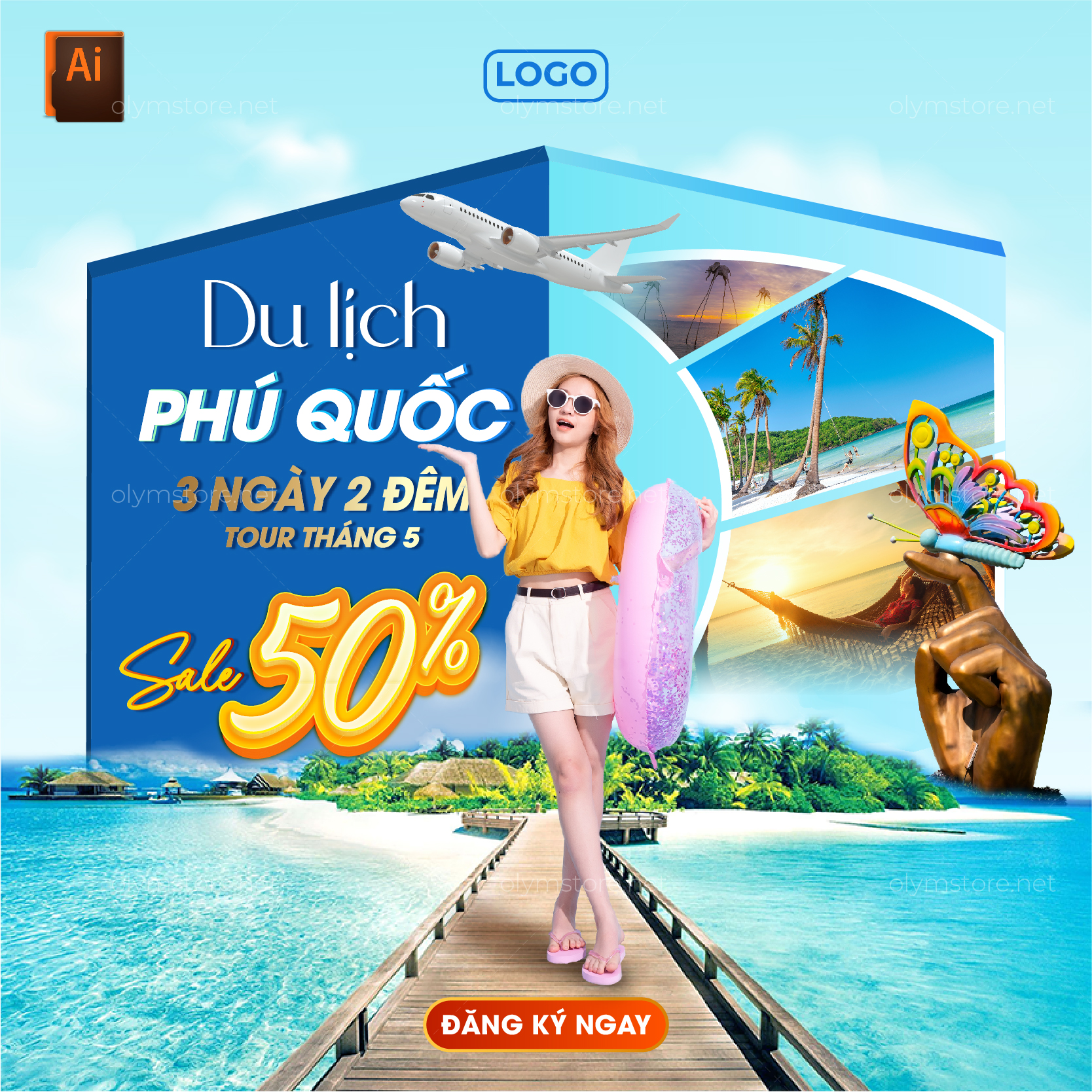 poster du lịch phú quốc - Hình 3