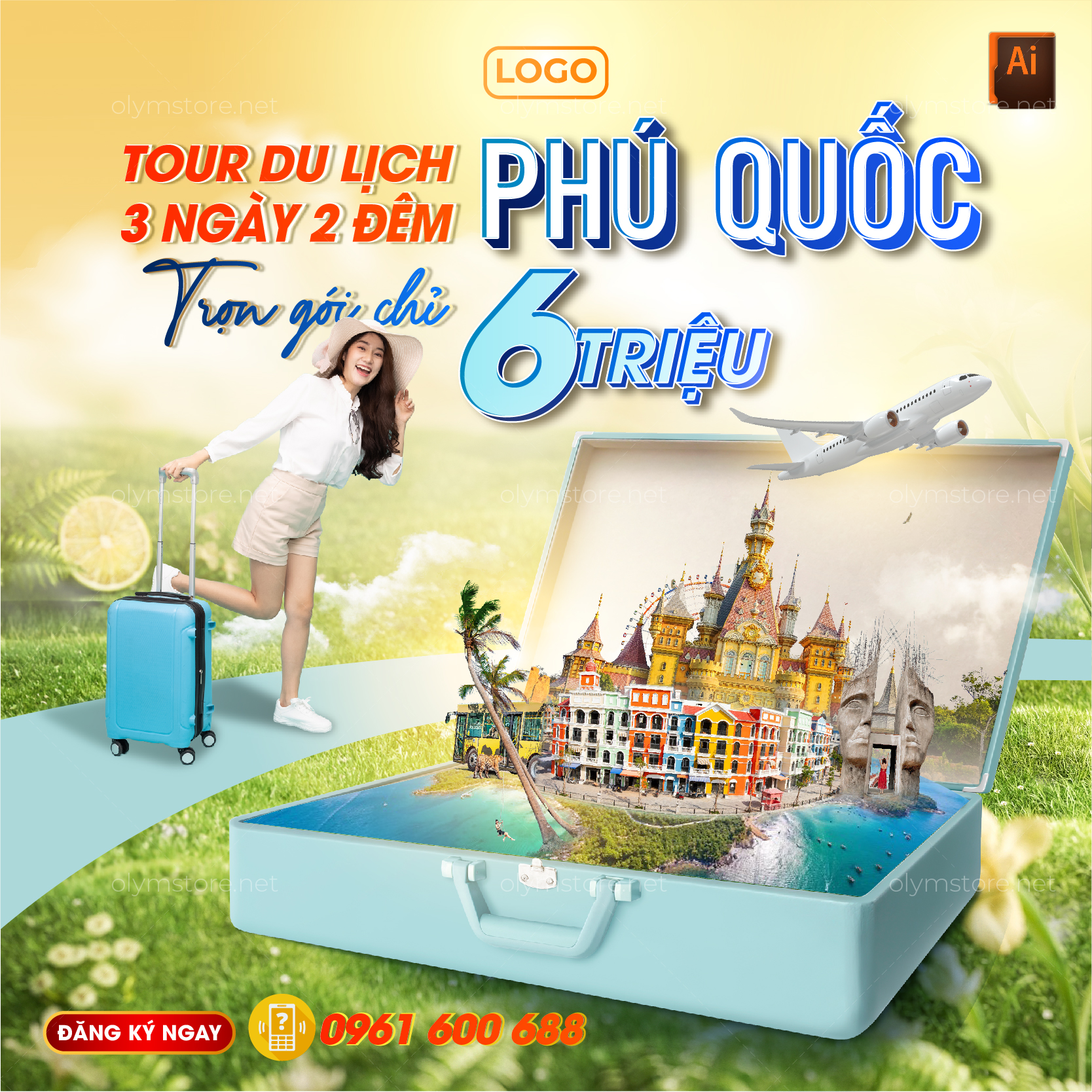 poster du lịch phú quốc - Hình 1