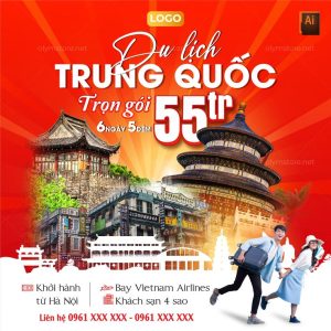 poster du lịch trung quốc