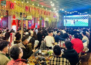 quán ăn để có thể xem bóng đá