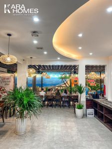 quán ăn đối diện vincom
