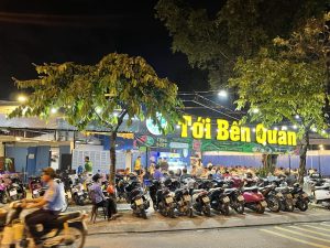 quán ăn đường song hành