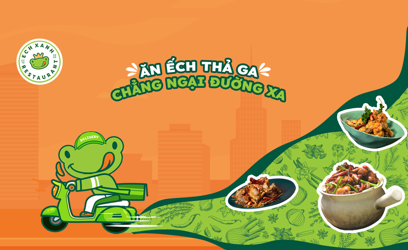 quán ăn ếch xanh - Hình 3