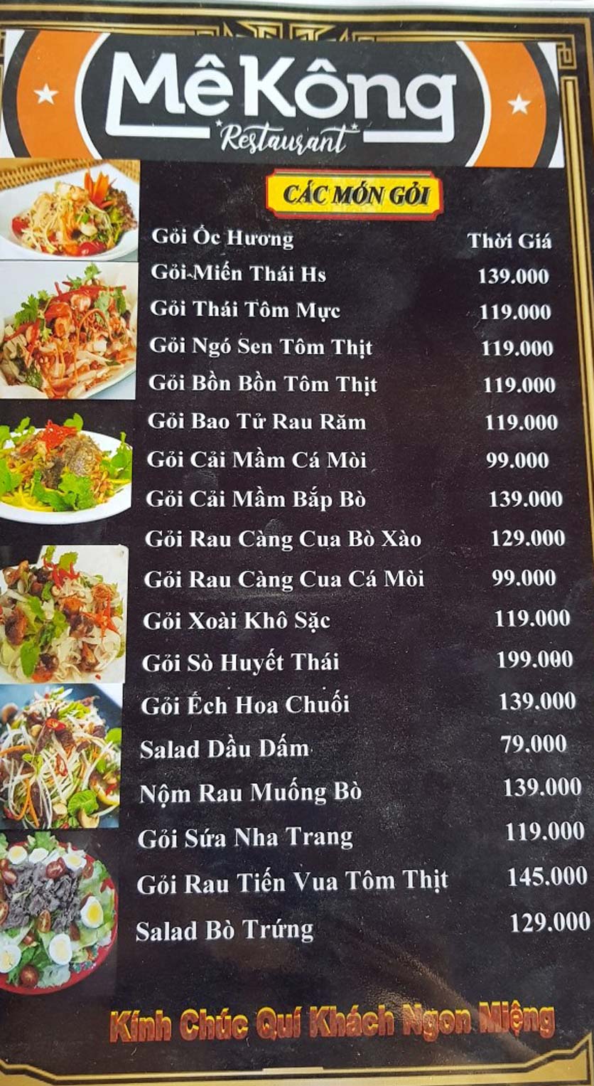 quán ăn mê kông - Hình 1
