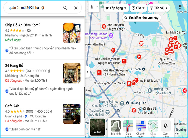 quán ăn mở 24 24 hà nội - Hình 4