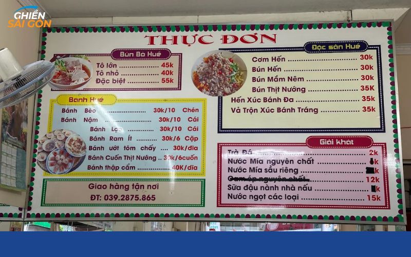 quán ăn ngự bình - Hình 4