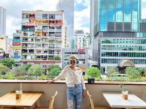 quán ăn ở cafe phố đi bộq